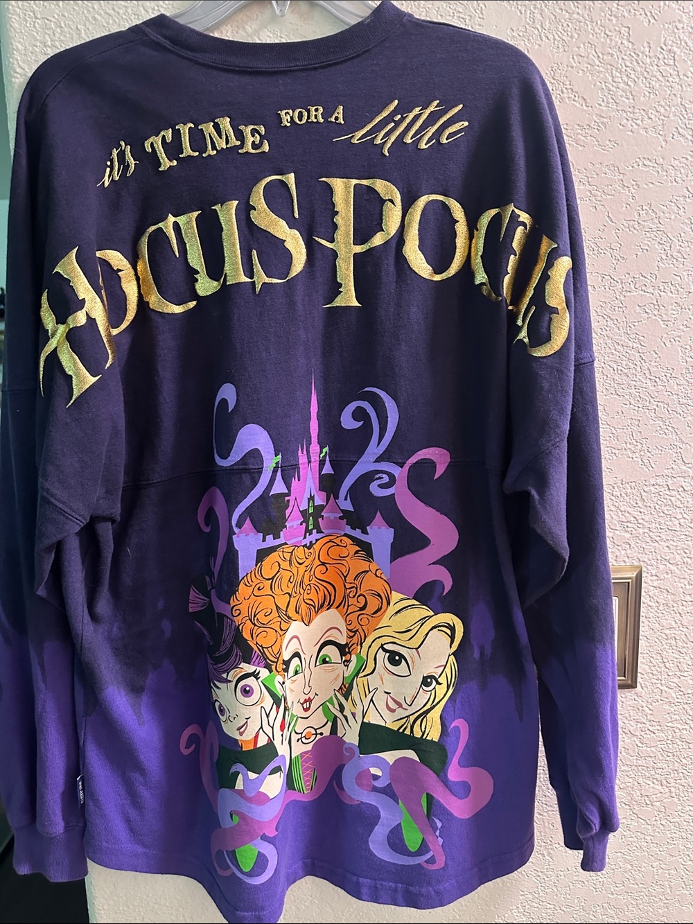 Purple Hocus Pocus Graphic Women’s Long Sleeve Spirit Jersey